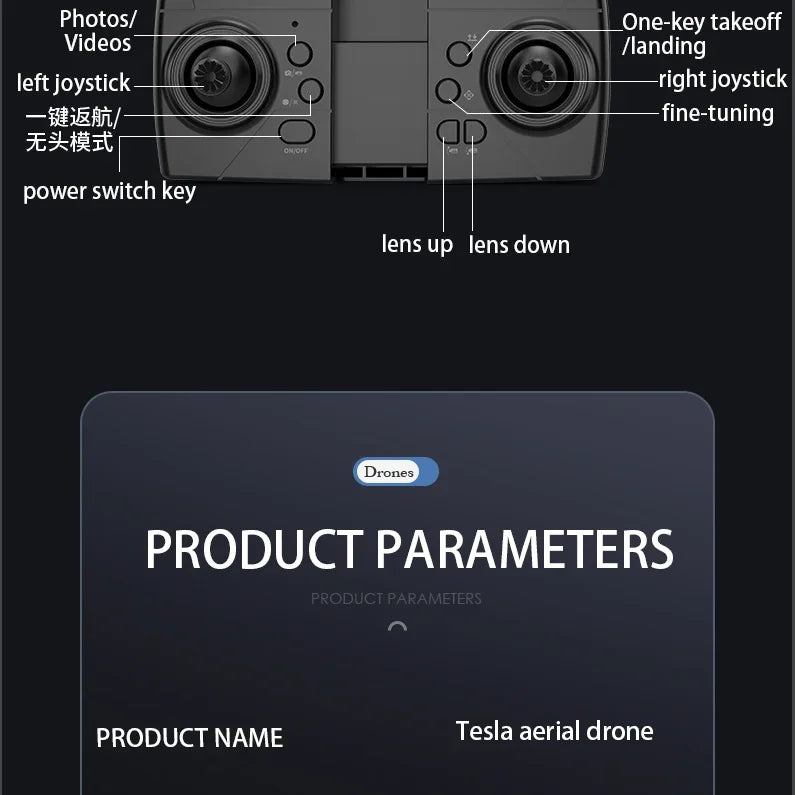 Drone Professinal 8K HD Dual Camera 5G WIFI Wide Angle Optical Flow Localization Brushless Motor RC Quadcopter - Uknowucme