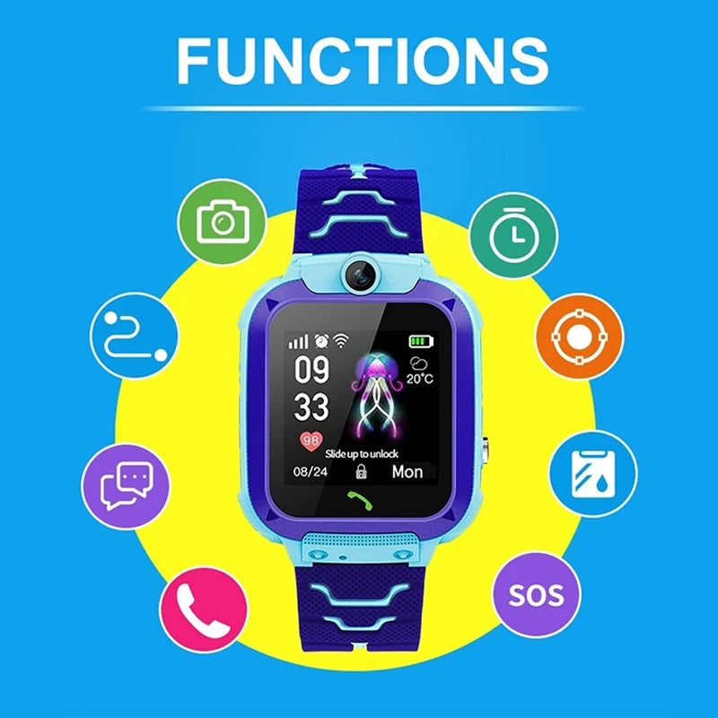 Smart Watch For Kids - Location, Camera, Video, Music, Games, Alarm, Calculator - Uknowucme