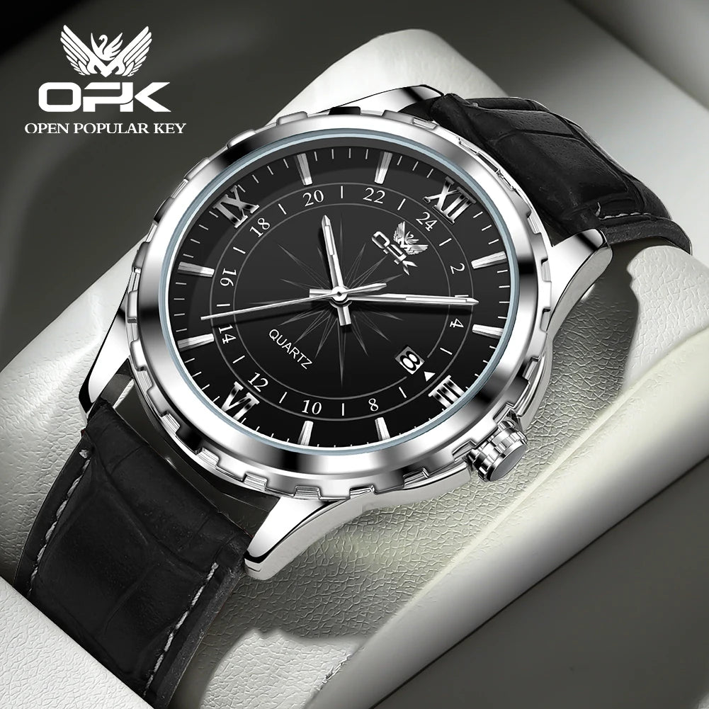 OPK Brand Men Wristwatch Waterproof Steel Belt 6003 Classic Watches sell well - Uknowucme