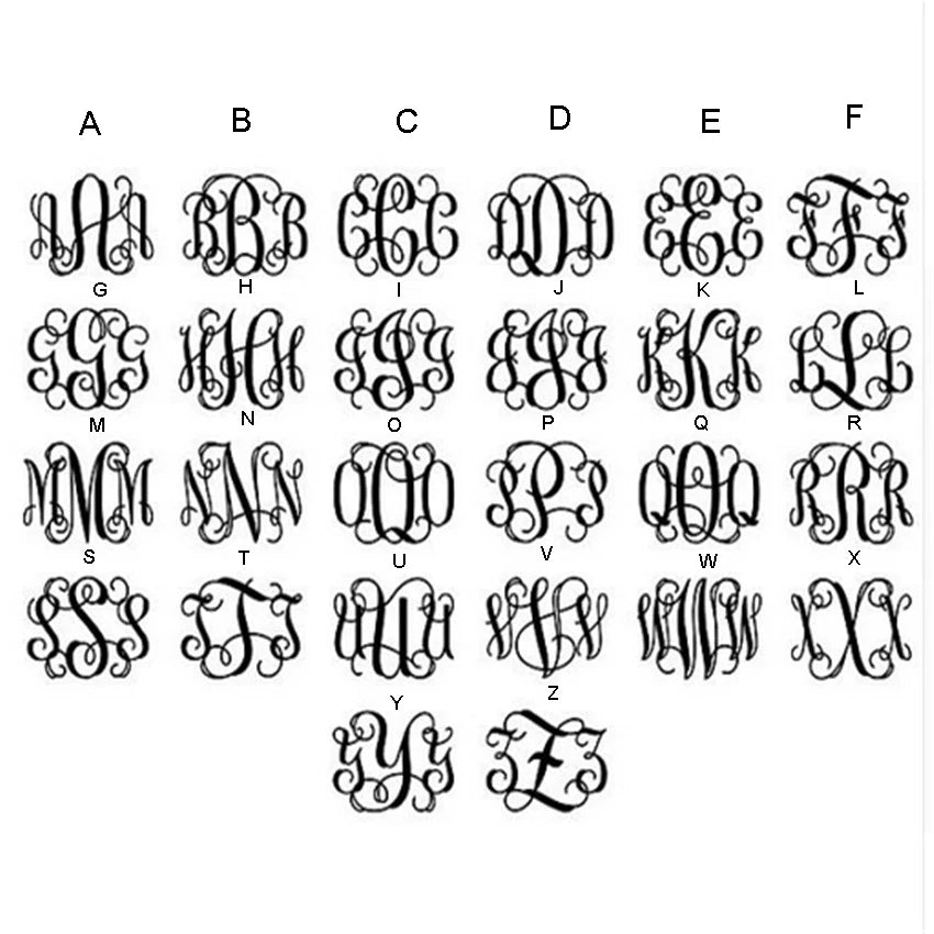 Customized Monogram Necklace For Women Personalized Stainless Steel Initials Letter Pendant Necklace Boho Jewelry Gift - Uknowucme