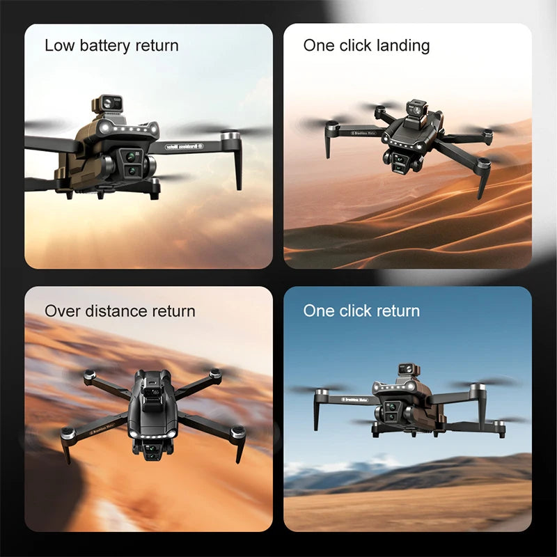 Drone 8K V198 Profesional HD Camera For Xiaomi ESC Brushless Obstacle Avoidance Aerial Optical Foldable Quadcopter Mini Drone - Uknowucme