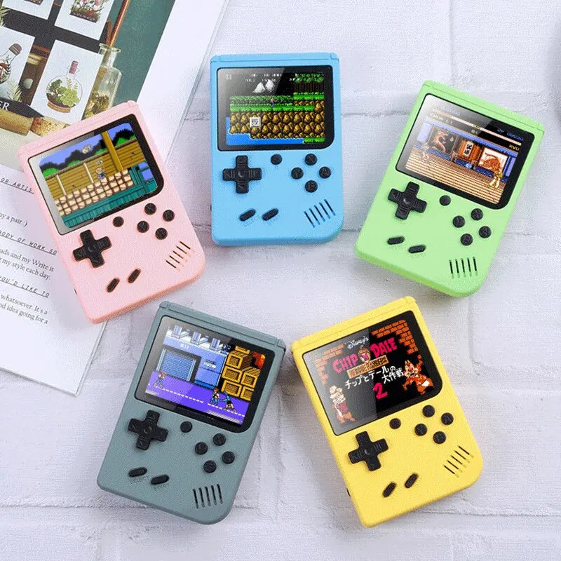 Retro Portable Mini Handheld Video Game Console 8 Bit 3.0 Inch Color LCD Kids Color Game Player Built in 500 Games - Uknowucme