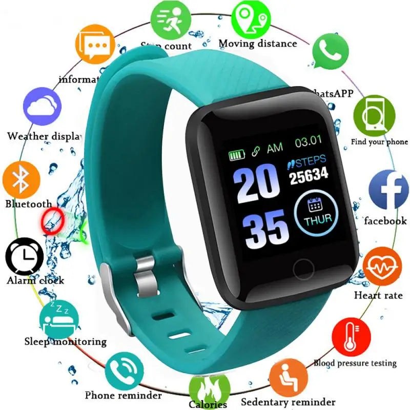 2022 116 PLUS Smart Watch Men Women Heart Rate Monitor Fitness Tracker Bracelet Watch Bluetooth Call Waterproof Sport Smartwatch