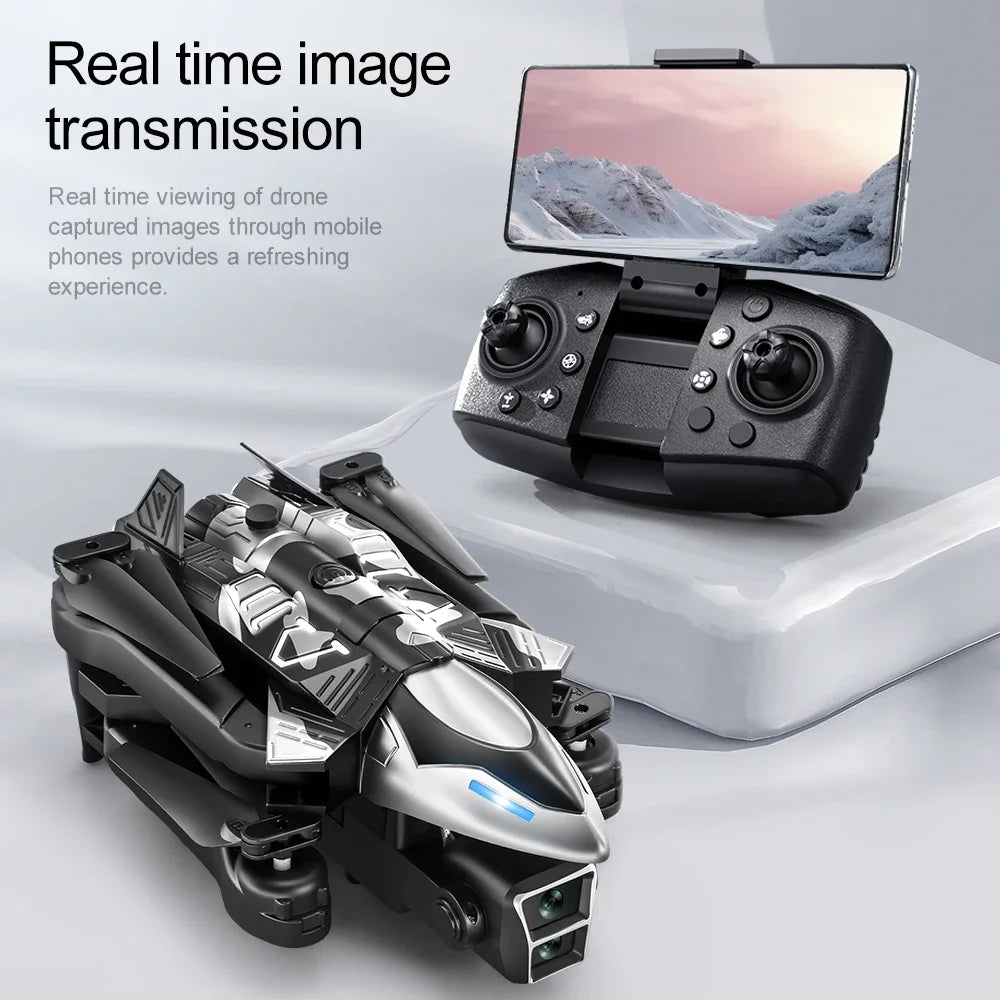 Drone Spray Fighter HD Dual Camera A66 Aerial Photography Drone Obstacle Avoidance Optical Flow with WIFI Signal Headless Mode - Uknowucme