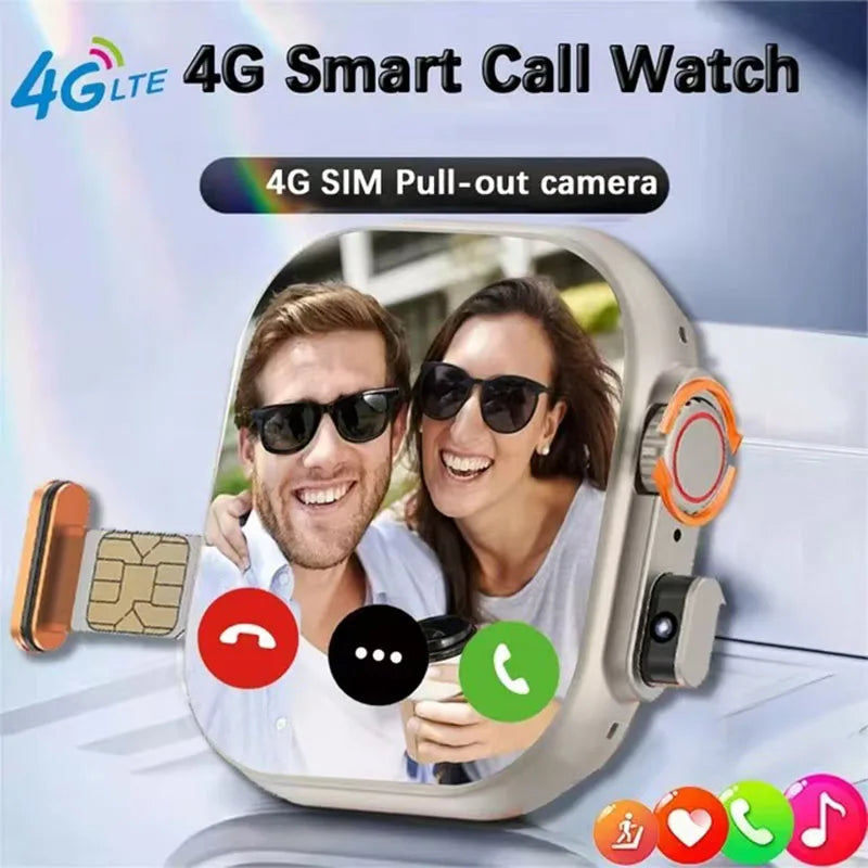 2024 Smartwatch Support SIM Card Cellular Network Sports Mode 4G T83pro Supports APP Bluetooth Connection Earphones Smartwatch - Uknowucme