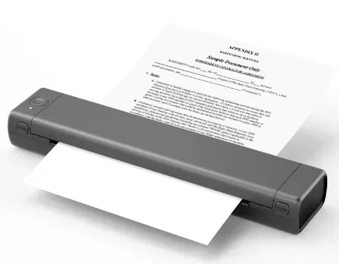 Phomemo portable A4 printer thermal printer letter size wireless bluetooth m08f letter printer for text/PDF/web printing - Uknowucme