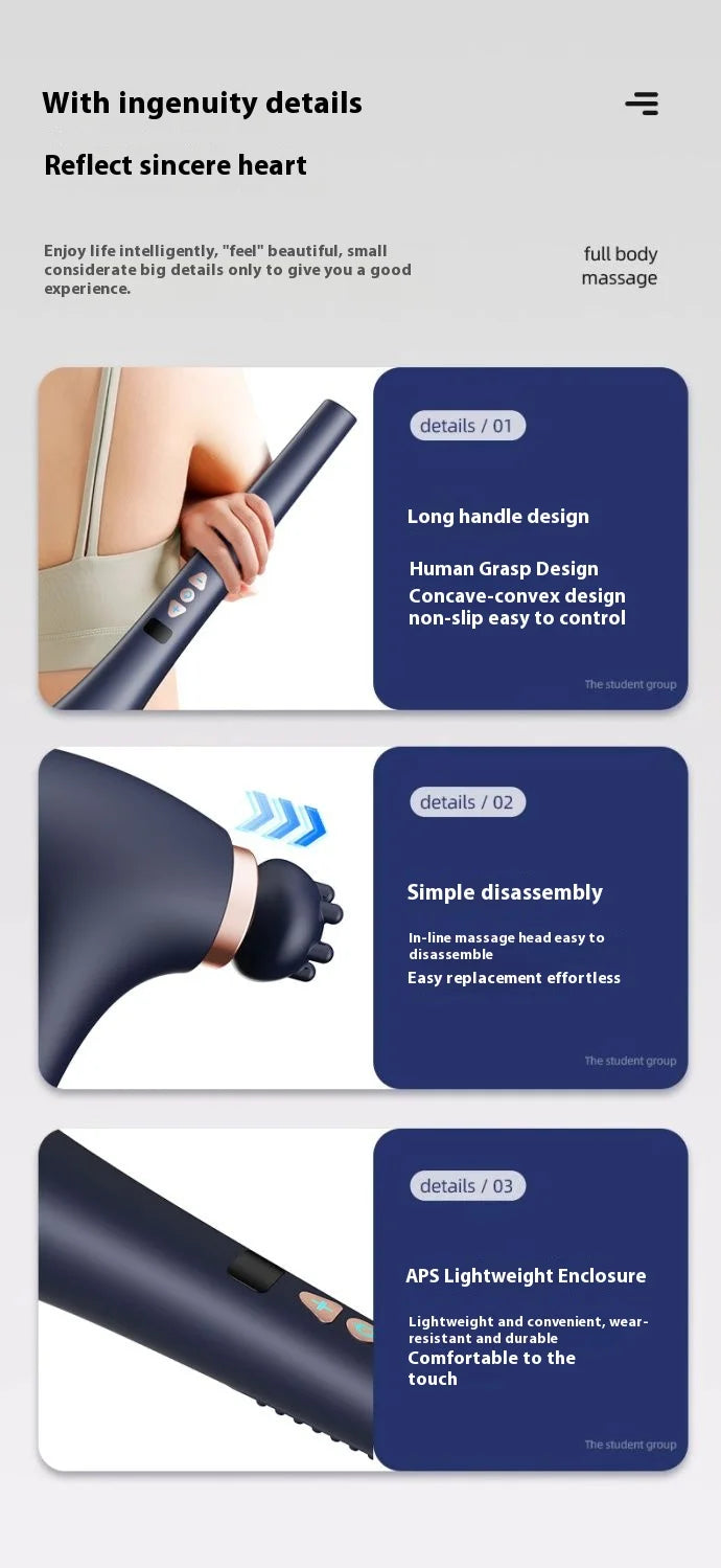 Massage Gun, Muscle Massage Gun for Athletes Handheld Electric Deep Tissue Back Massager, Percussion Massage Gun, Neck Back Mass