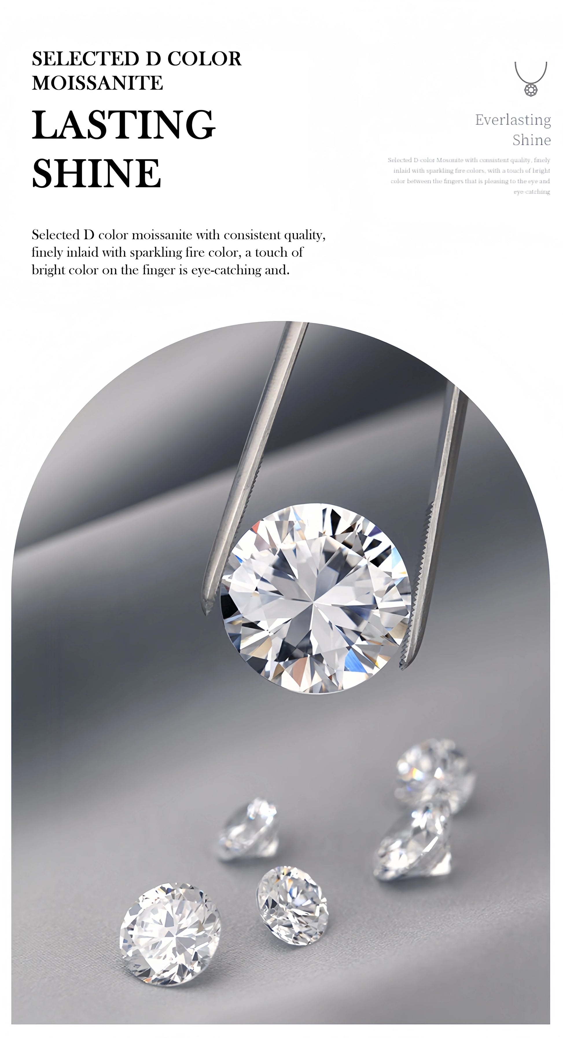 YinZheng Moissanite Jewelry 925 Sterling Silver Cross Pendant D VVS Diamond Moissanite Cross Pendant Hip Hop & Rock Religious - Uknowucme