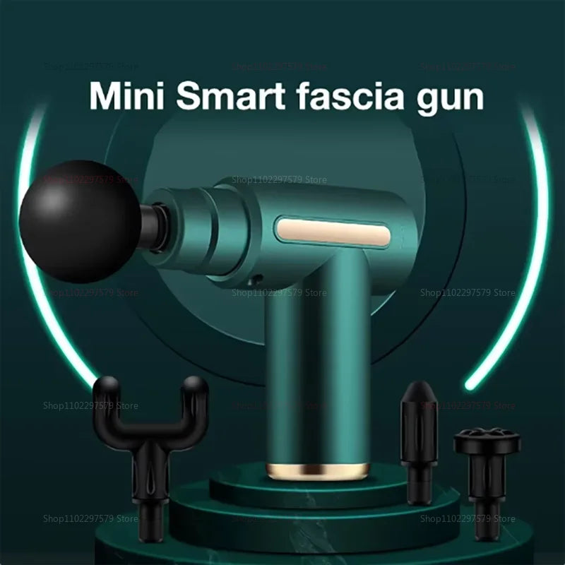 Electric Percussion Massage Gun for Deep Tissue Muscle Relaxation Fatigue Relief Body Fitness Tool Durable Cordless Massager