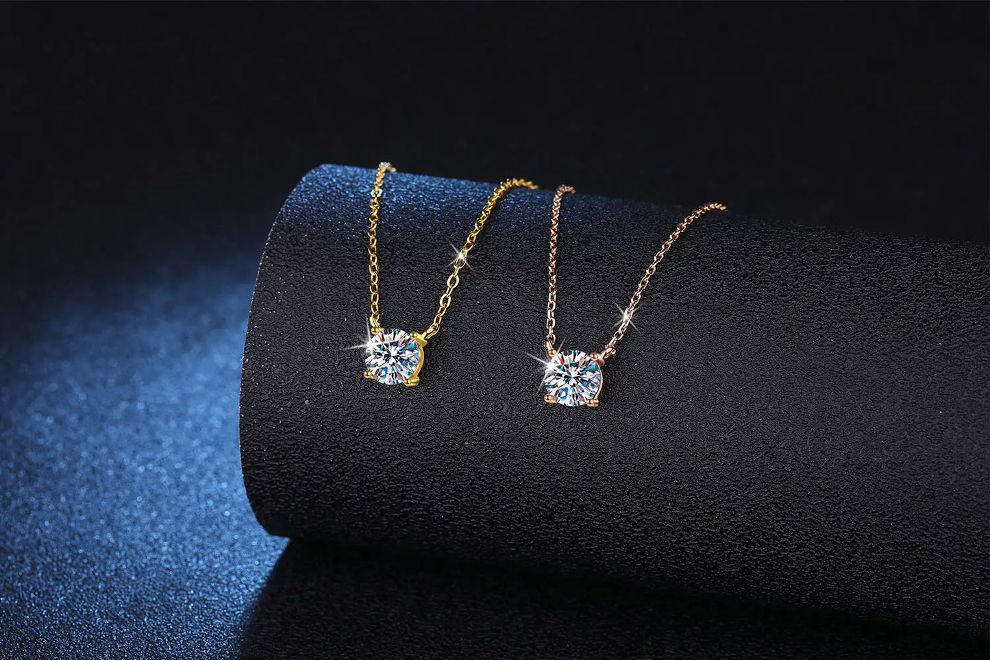 TY 925 Sterling Silver Moissanite Women's Necklace 1-5 Carat Moissanite Three Colors D Color With Certificate Fine Ewelry Gift - Uknowucme