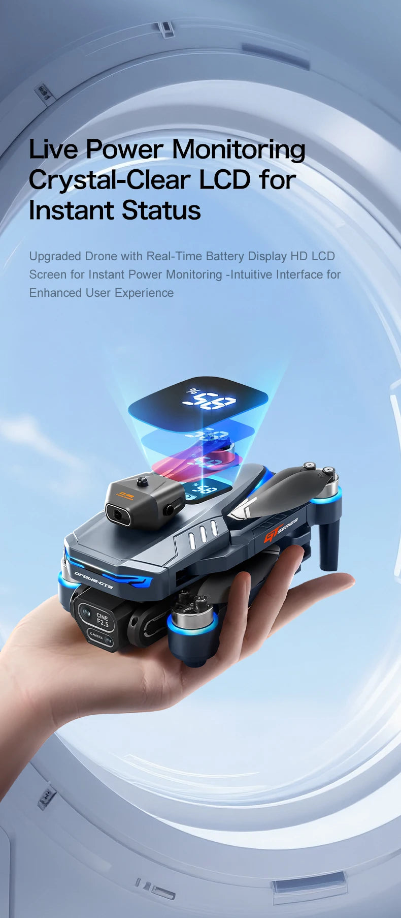 2025 New GT8 Drone GPS 8K Professional HD 360° Dual Cameras 5G WIFI Brushless Motors Obstacle Avoidance Foldable Quadcopter Toys - Uknowucme