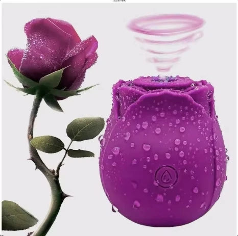 The Best of Hot Seller in the Whole Network Glow or Non Glow Rose style Sucking Vibrator for Women