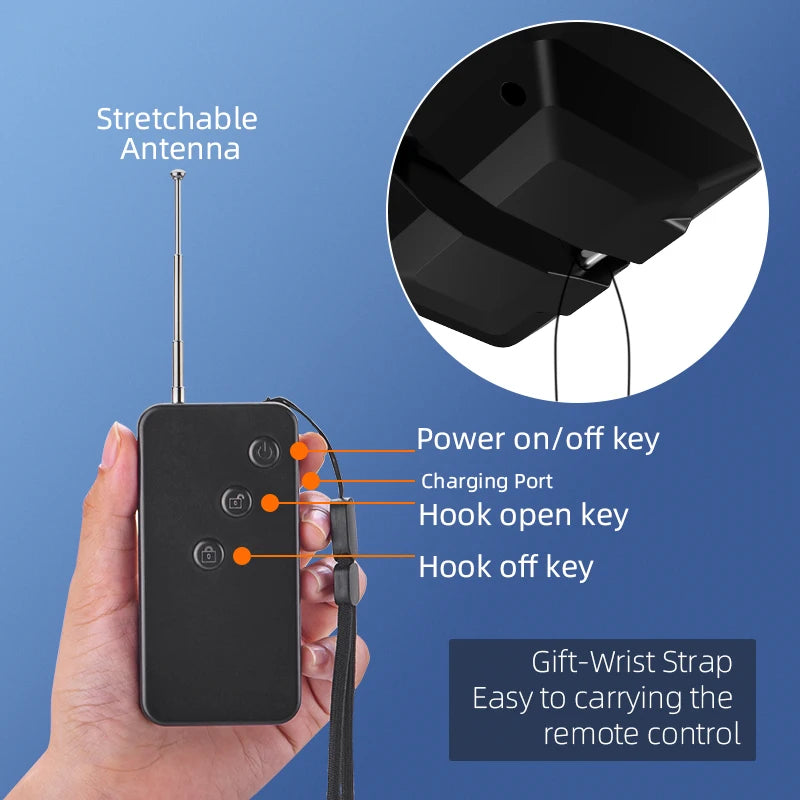BRDRC Airdrop System for DJI Mini 4K/Mini 4 Pro/Air 3/Mini 3 Pro/Mavic 3/Mavic Pro Drone Thrower Fishing Life Rescue Send Gift - Uknowucme