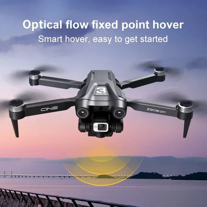 Drone Z908 Pro max 8k GPS Dual Camera Electric Tuning Obstacle Avoidance Remote Controll Aircraft Photography Fold Smart Gift