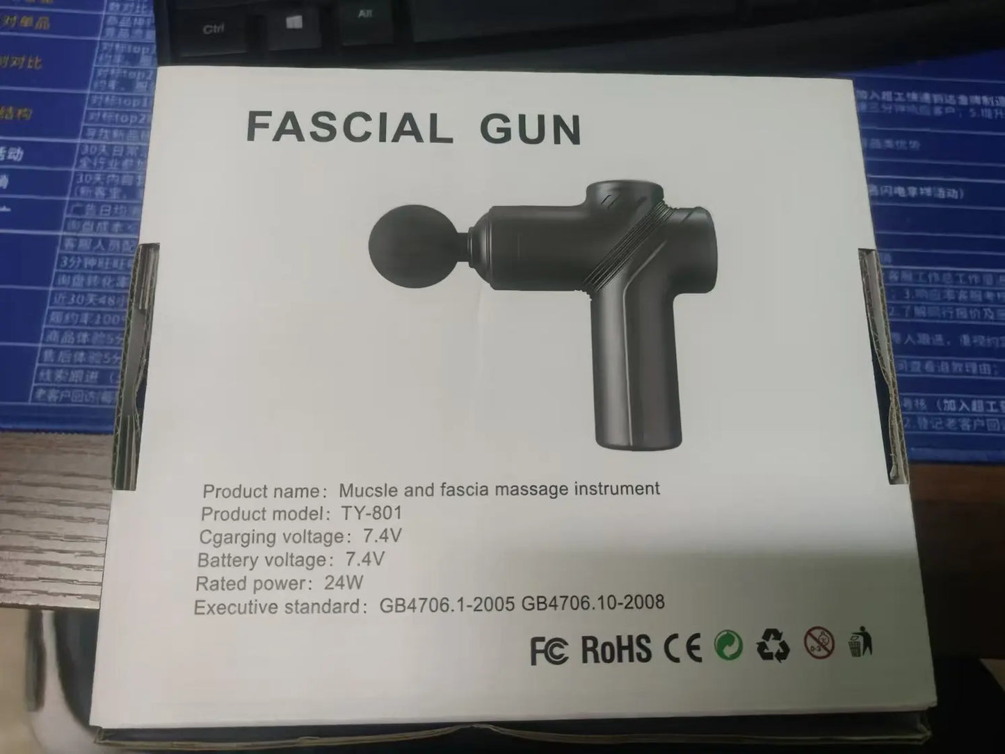 Massage Gun Silent Brushless Motor Portable Massager with 4 Interchangeable Head Deep Muscle Relief and Relaxation Gifts