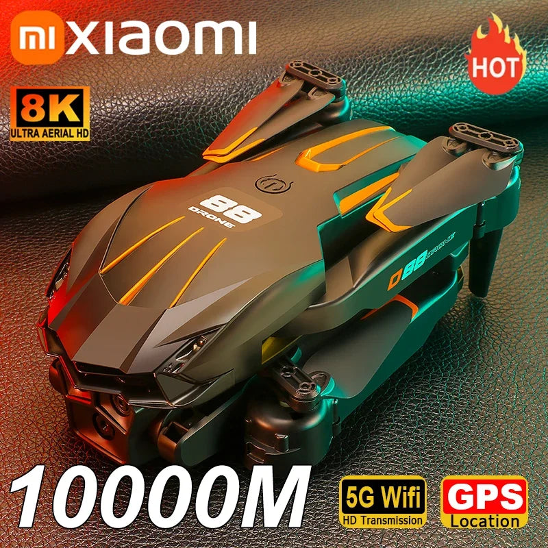 Xiaomi D88 Drone 8K Aerial HD Dual Camera Photography Intelligent Obstacle Avoidance Brushless Power 5G WIFI GPS Return VR Drone