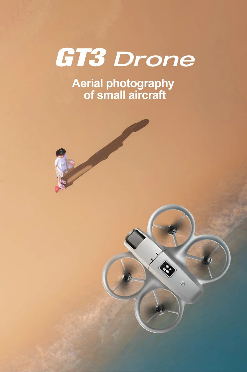 Drone Gt3 Mini Hd 4k Picture Quality Drone Obstacle Avoidance Professional Aerial Photography Aircraft Remote Control Aircraft