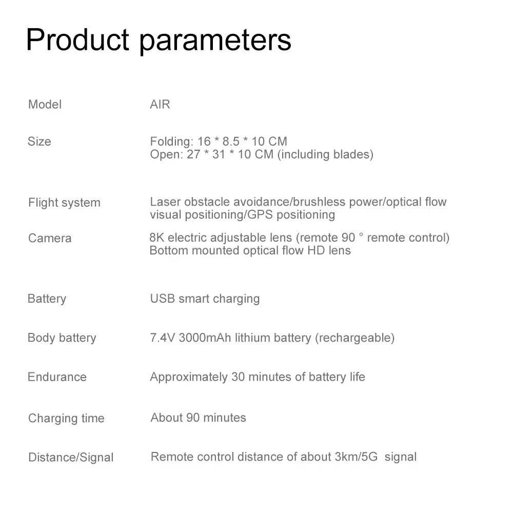 Drone 8K V198 Profesional HD Camera For Xiaomi ESC Brushless Obstacle Avoidance Aerial Optical Foldable Quadcopter Mini Drone - Uknowucme