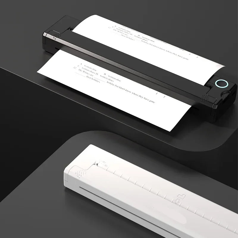 Portable A4 Thermal Printer Support 216mm With A4 Thermal Paper Portable Printers Wireless - Uknowucme