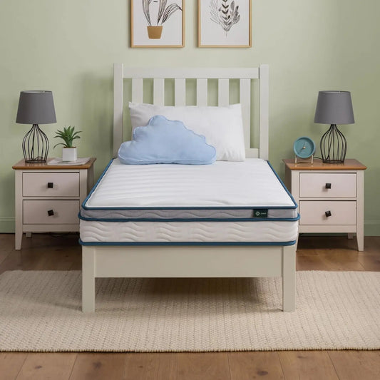 6 Inch Spring Sensation Hybrid Mattress [New Version], Medium Firm Feel, Fiberglass Free, Mattress in A Box, Twin - Uknowucme