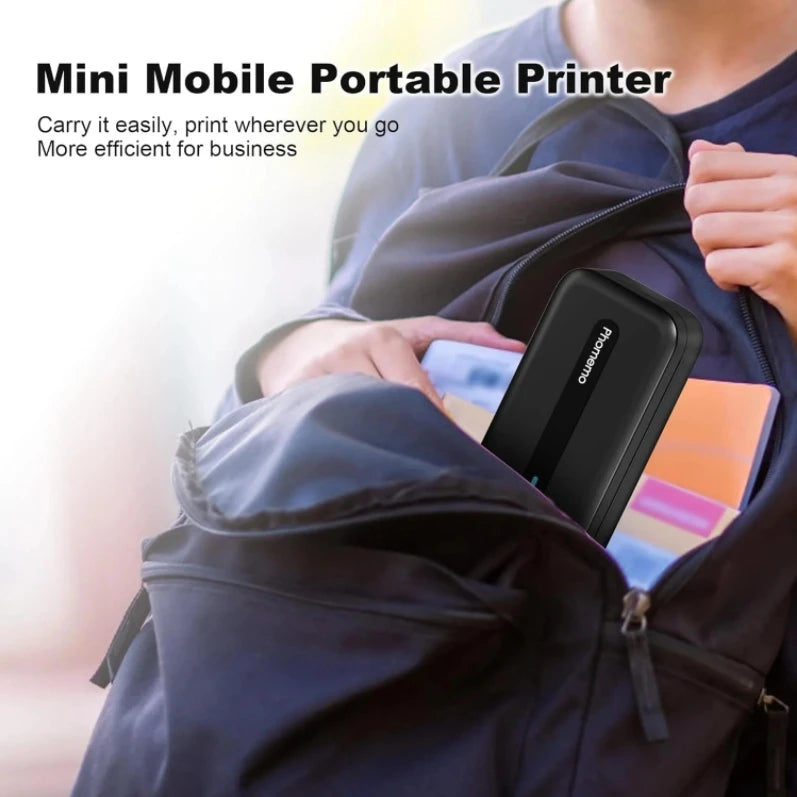 Phomemo M832 Inkless Thermal Pocket Printer Business Met Multiple Printing 300DPI Print Clear Mini Mobile Portable Printer - Uknowucme