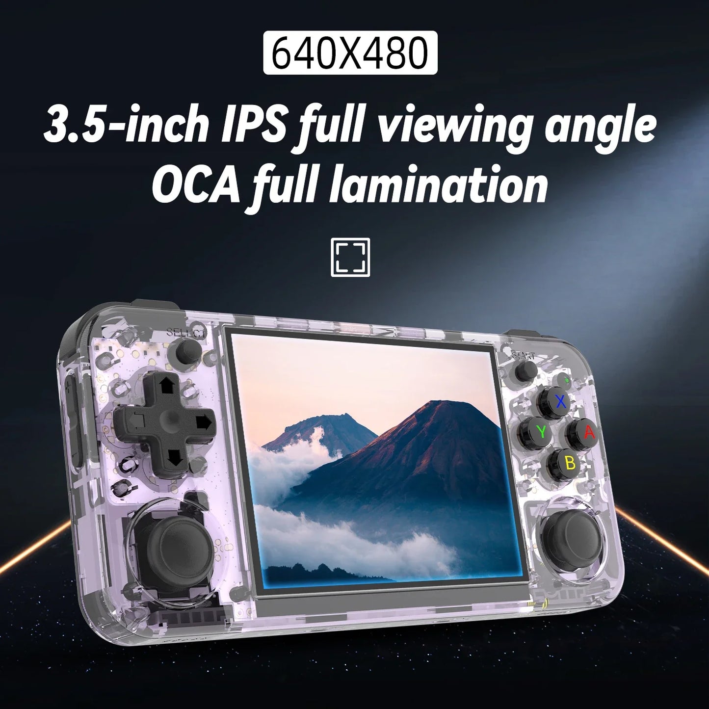 ANBERNIC RG35XX H Portable Console Retro Handheld Game Player Linux System 5000+ Classic Games Support-HDMI TV Output 5G WIFI