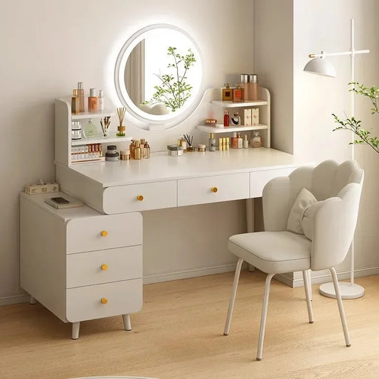 Nordic Makeup Dressers Drawer Storage Living Room Dressing Tables Girl Home Drawers Cabinet Coiffeuse De Chambre Decoration