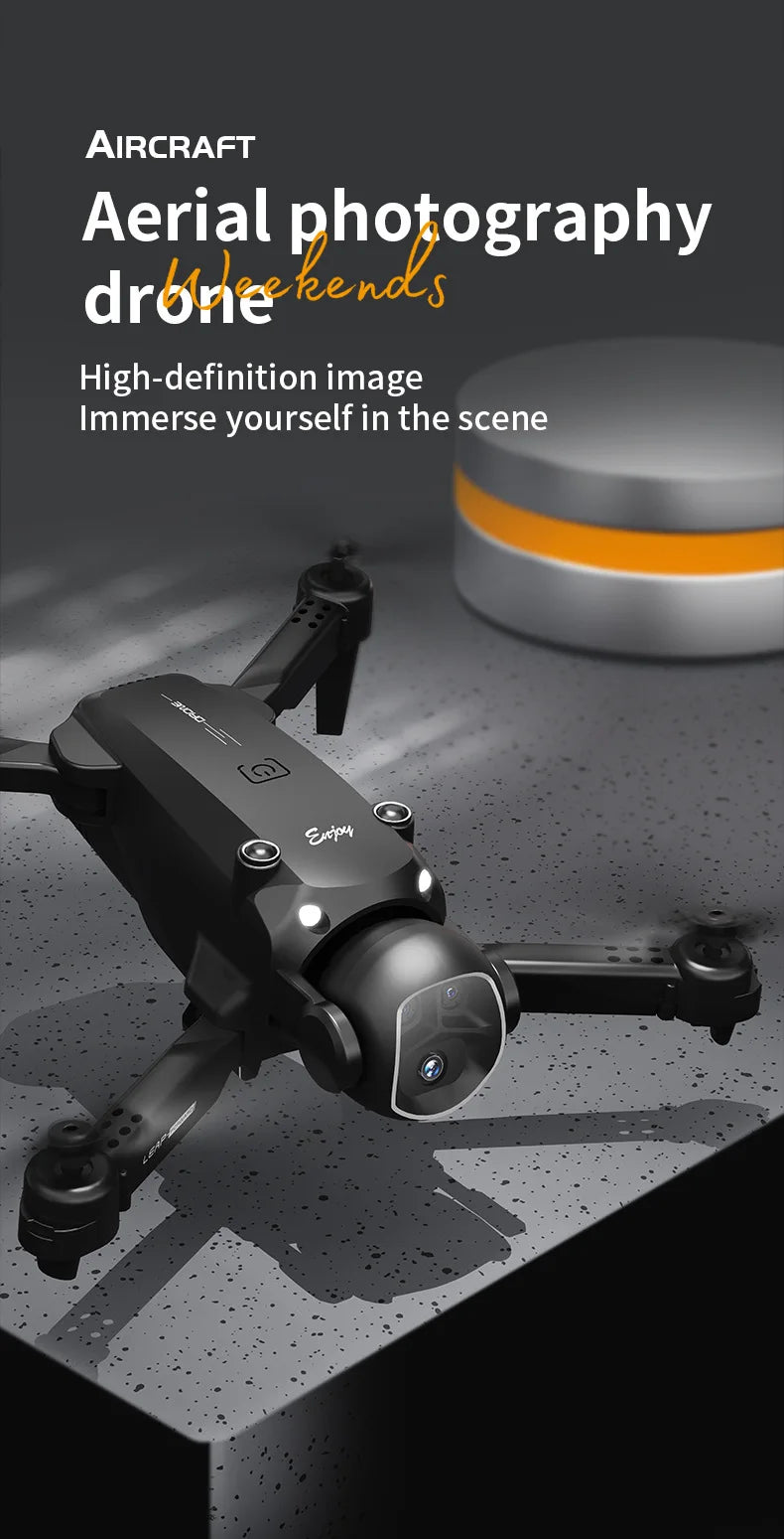 Foldable Four - Axis Drone with 360° Roll Feature - Dual Camera, Optical Flow Hover, Six - Axis Gyroscope & One - Click Landing - Uknowucme