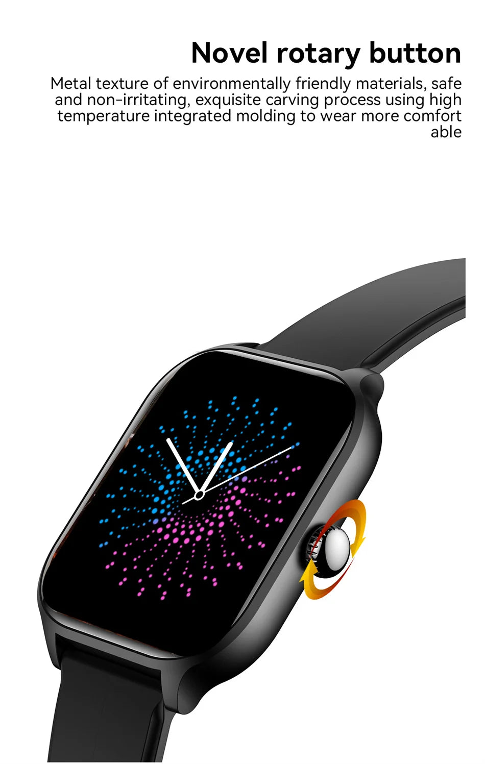 New Smart Watch For Android iOS 2.01" Smartwatch Answer Make Call Waterproof Sports Fitness Tracker Heart Rate Sleep Monitoring