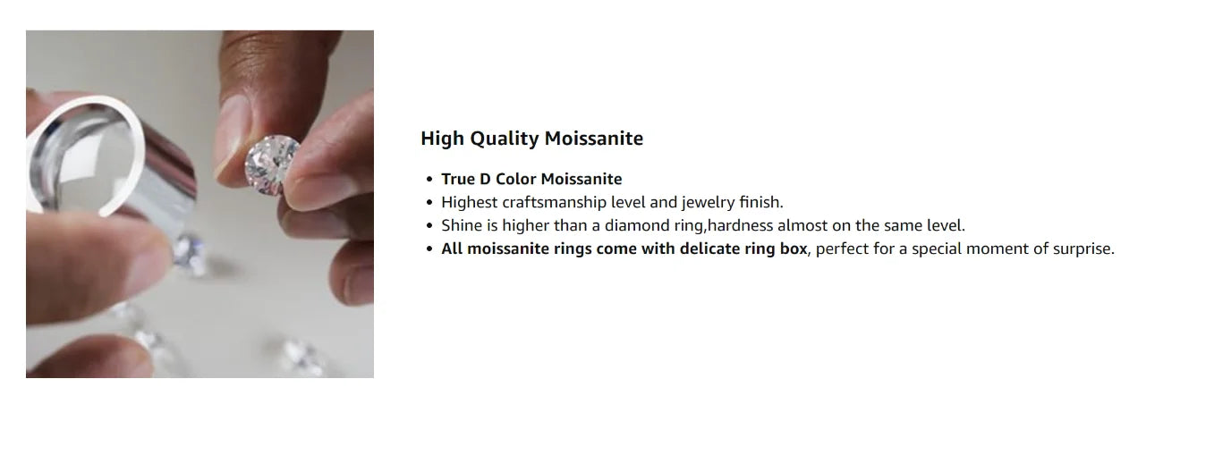 Moissanite Diamond Stud Earrings, 0.07ct D Color VVS1, Hypoallergenic 925 Silver, GRA Certified Luxury Gifts - Uknowucme