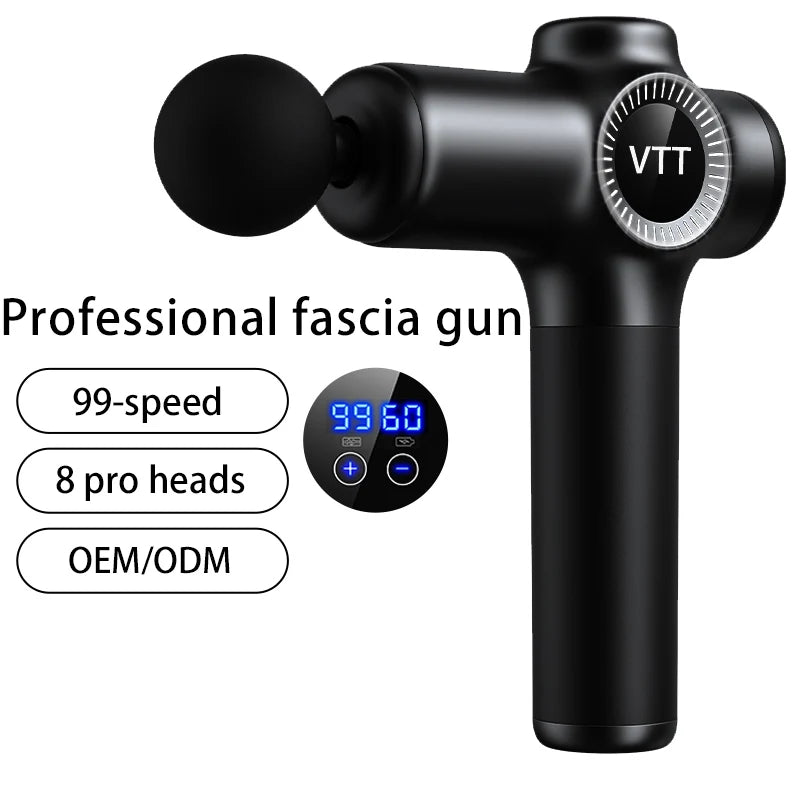 Fascia Gun Muscle Massager Gun Electric Muscle Mastubator Massage Gun Masajeador Professional Massage Machine portable turbine