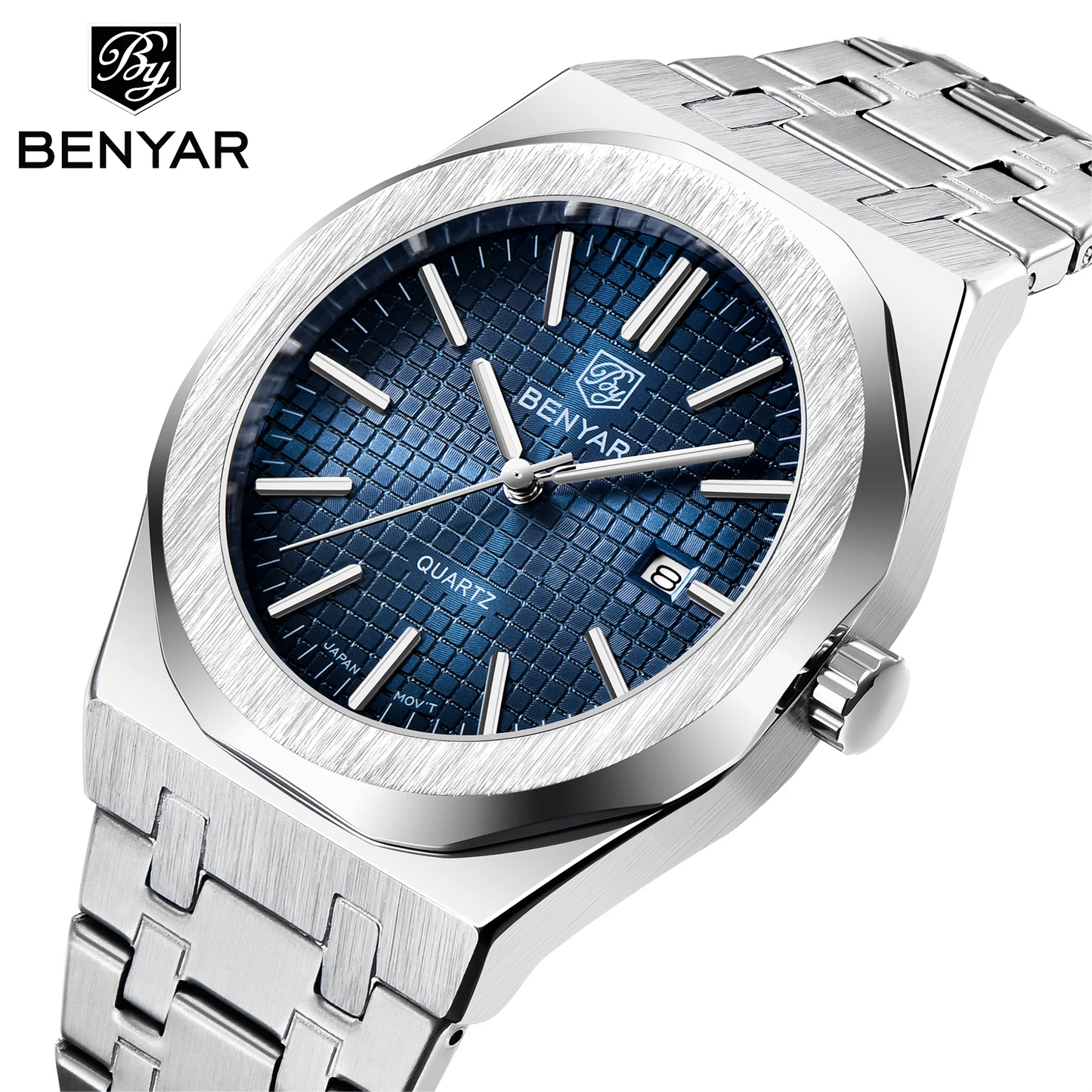 BENYAR Quartz Watch Luxury men's wristwatch Casual Fashion Waterproof Multifunctional Automatic Luminous reloj hombre BY5156 M - Uknowucme