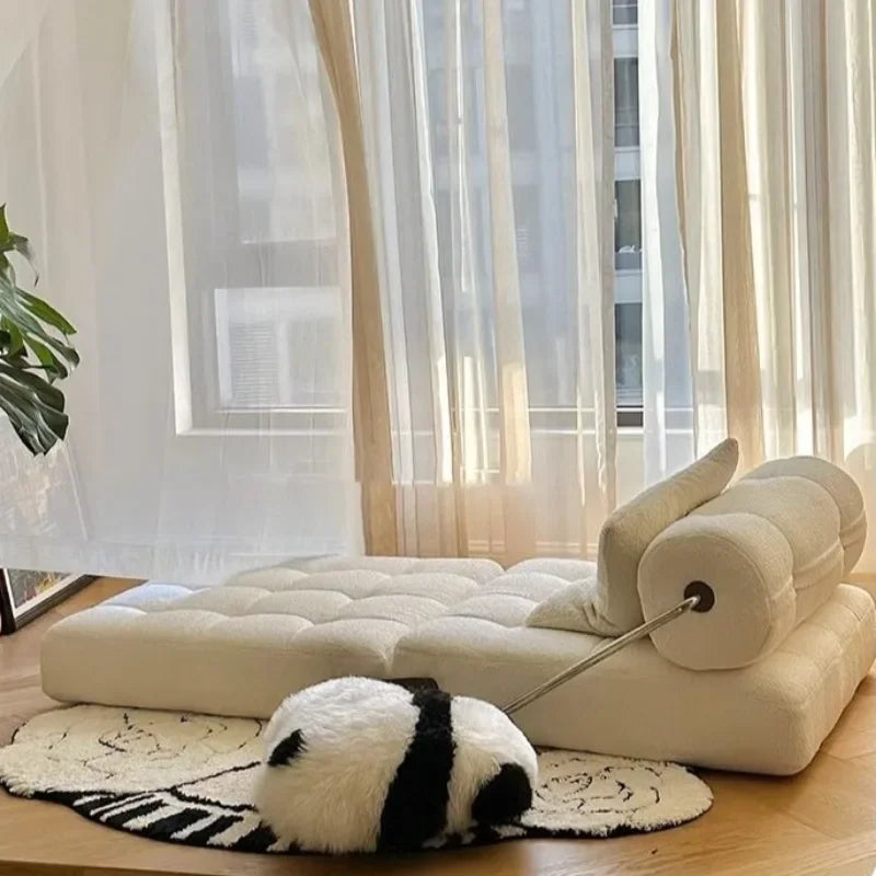 Sponge Filling Folding Living Room Sofas Multifunctional Modern Simple Single Sofa Removable Nordic Luxury Home Furniture - Uknowucme