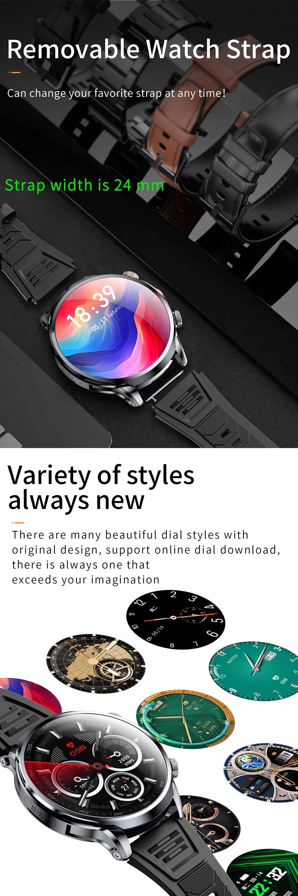 2025 NEW Smart Watch 4G Android 1.95 inch IPS 360*360 Screen With 200W Camera GPS WIFI 32GB ROM Smartwatch With 1100Mah Battery - Uknowucme