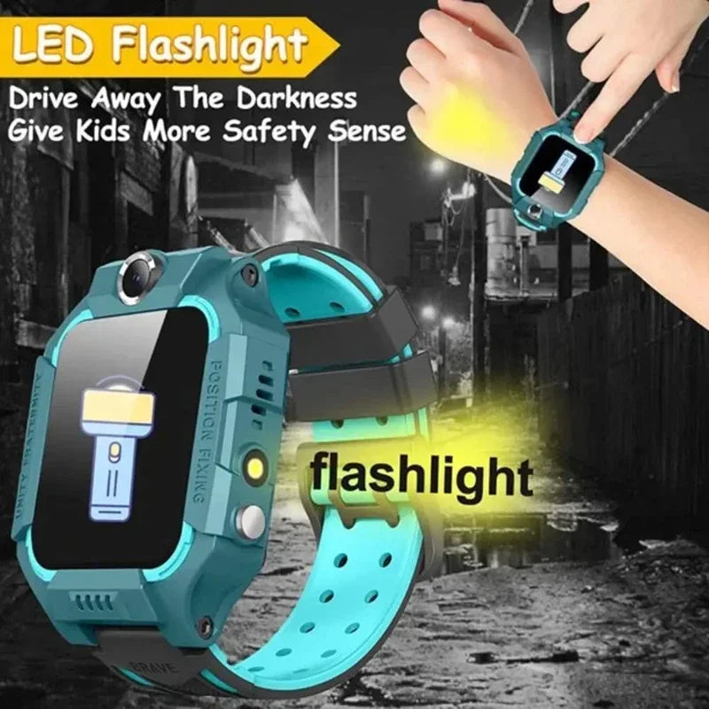 New Kids Smart Watch SOS Phone Watch With Sim Card Ip67 Waterproof Remote Photo For Children For Ios Android Kids Gift