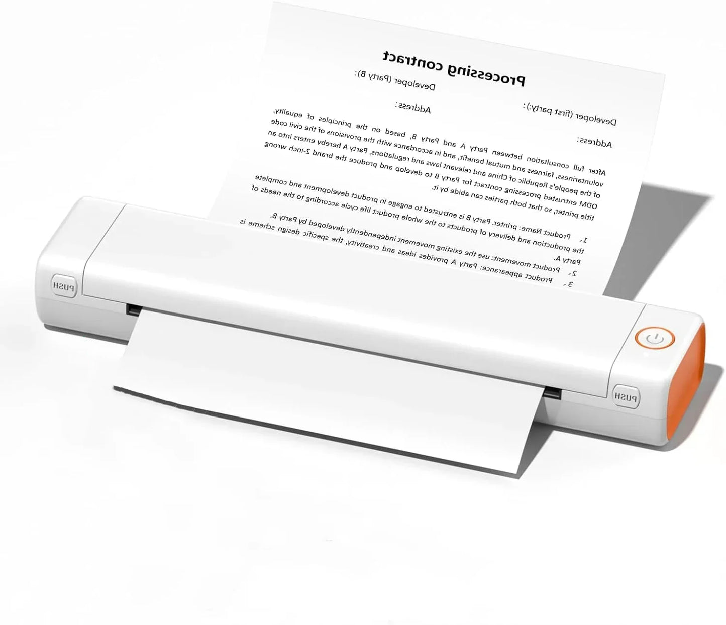 Phomemo portable A4 printer thermal printer letter size wireless bluetooth m08f letter printer for text/PDF/web printing - Uknowucme