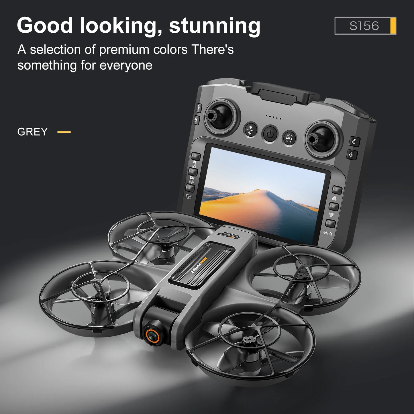 Drone with Camera 4K HD Video Stable Hover 180° Adjustable Lens 3D Flip RC Drones FPV Brushless Optical Flow Quadcopter UAV - Uknowucme