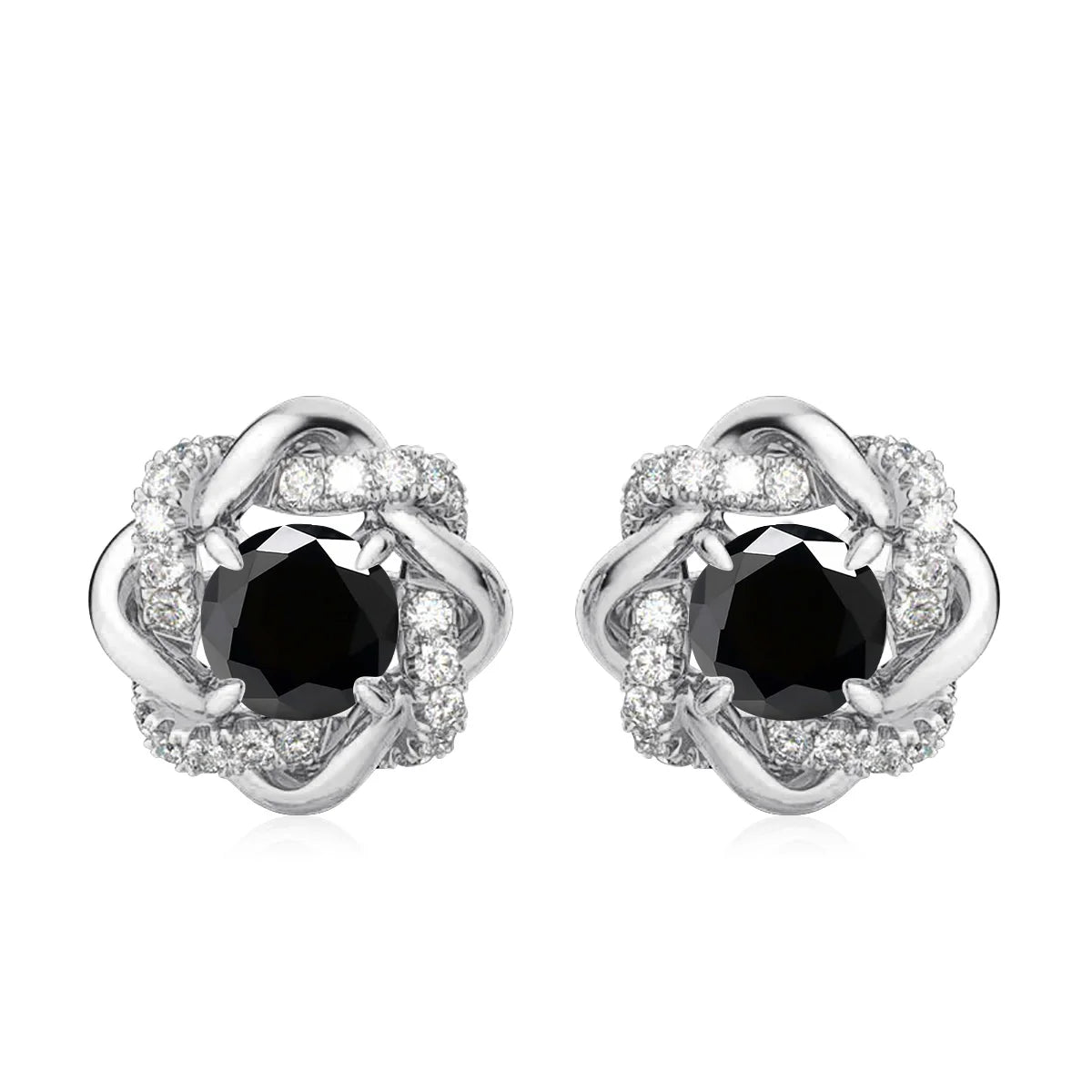Moissanite Earrings With Certificate 2 Carat Rose Gold Luxury Jewelry For Woman Star Of David Design Trend Gift Female Mossanite - Uknowucme