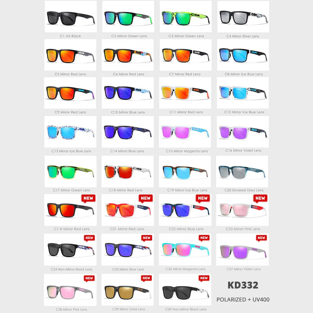 2024 Kdeam High Quality Polarized Sunglasses for Women Men Fashion Unisex Brand Popular Trendy Outdoor Eyewear For Couple - Uknowucme