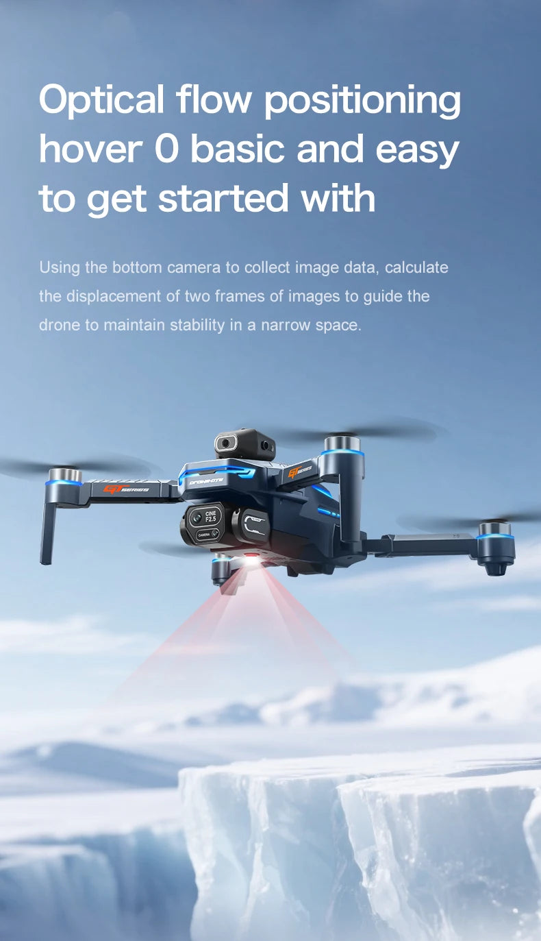2025 New GT8 Drone GPS 8K Professional HD 360° Dual Cameras 5G WIFI Brushless Motors Obstacle Avoidance Foldable Quadcopter Toys - Uknowucme