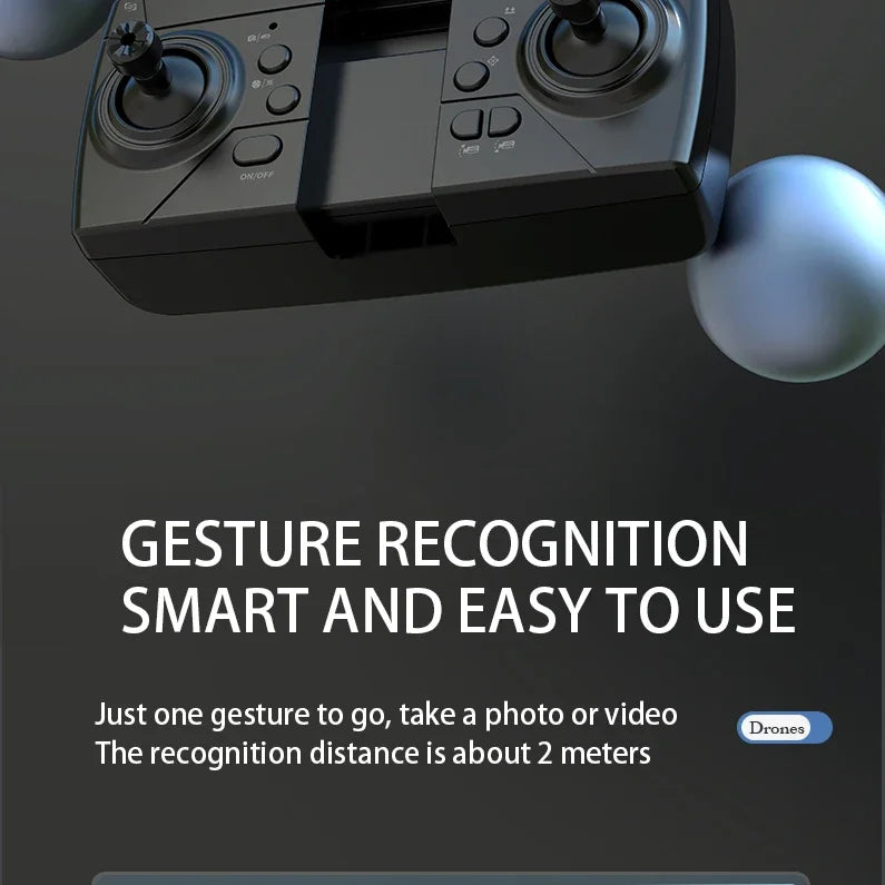 Drone Professinal 8K HD Dual Camera 5G WIFI Wide Angle Optical Flow Localization Brushless Motor RC Quadcopter - Uknowucme