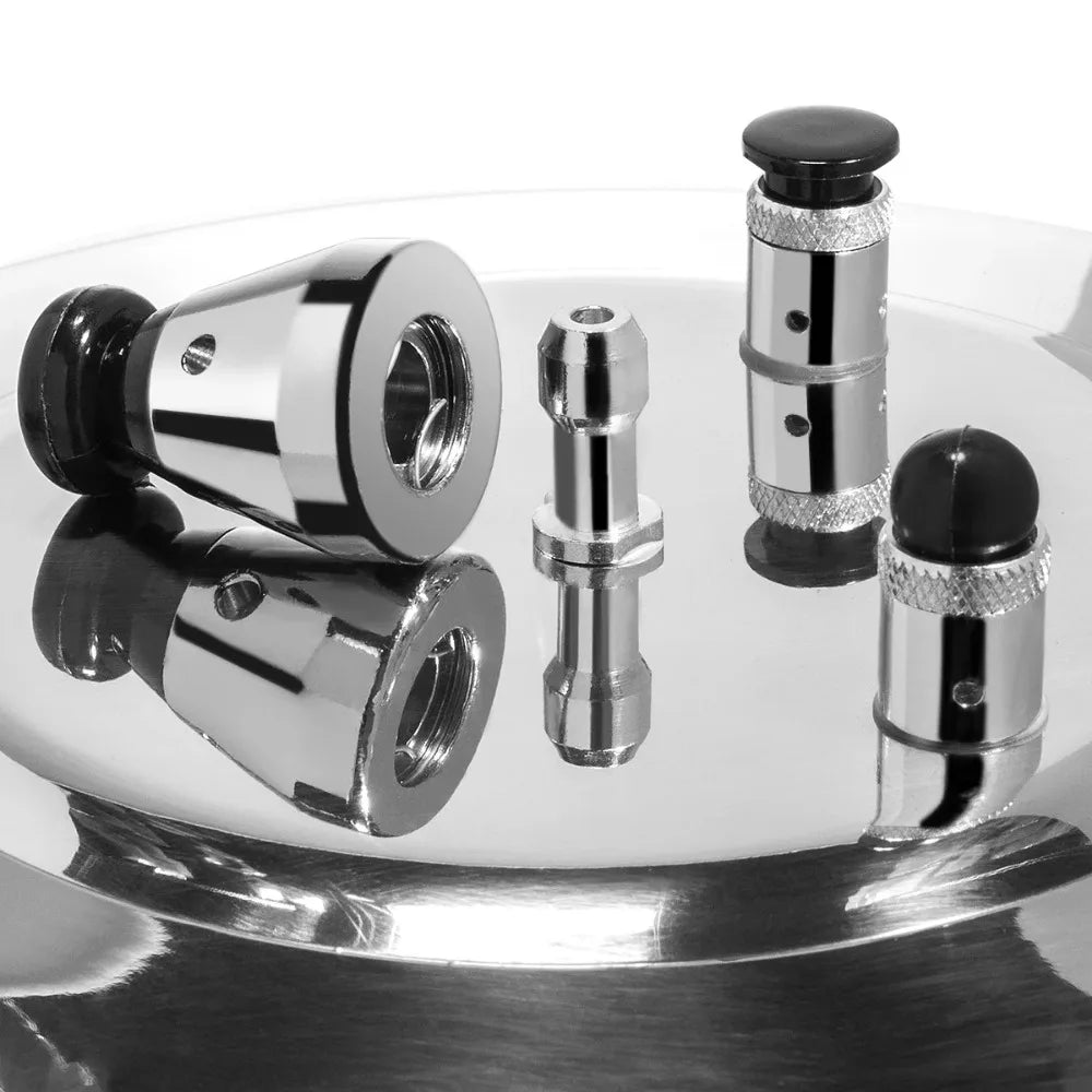 Deluxe 6-Quart Aluminum Pressure Cooker Cookware Fast  Stove Cooking Pressure- - Uknowucme