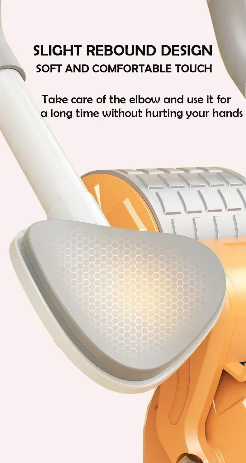 AB Roller Wheel Automatic Rebound Abdominal Muscle Training Push-up Abdominal Roll Elbow Flat Plate Home Fitness Exercise - Uknowucme