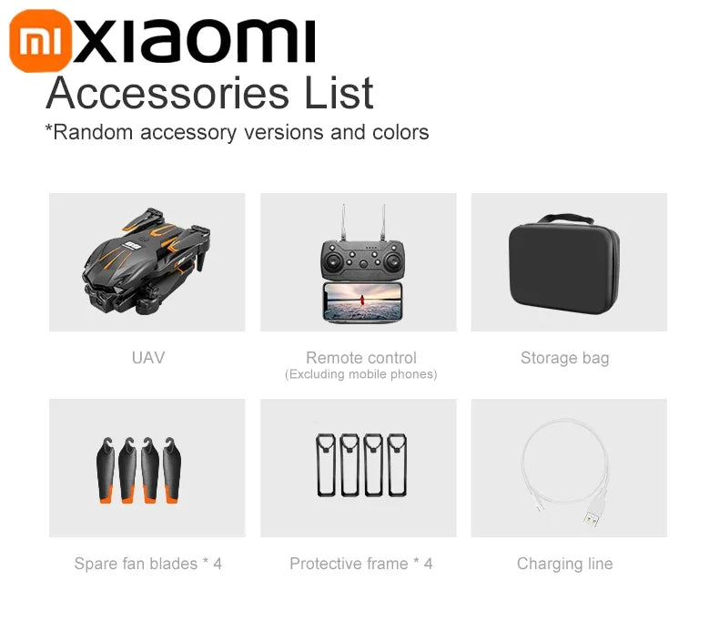 Xiaomi D88 Drone 8K Aerial HD Dual Camera Photography Intelligent Obstacle Avoidance Brushless Power 5G WIFI GPS Return VR Drone