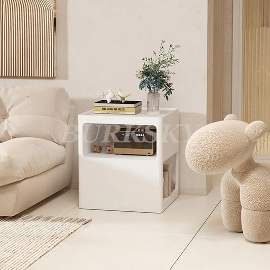 Nightstands Cabinets For Living Room Bedside Table Home Furniture Modern Cabinets Bed Side White Storage Locker For The Bedroom
