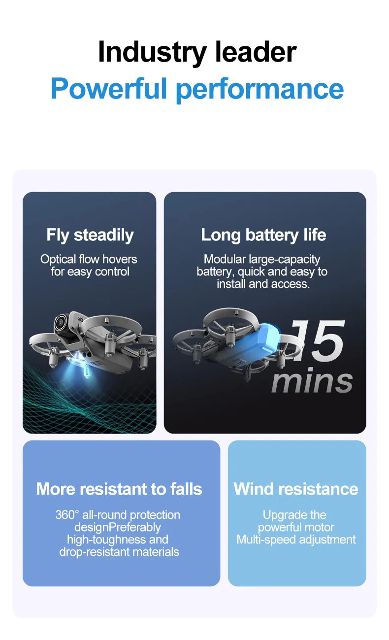 Drone Gt3 Mini Hd 4k Picture Quality Drone Obstacle Avoidance Professional Aerial Photography Aircraft Remote Control Aircraft