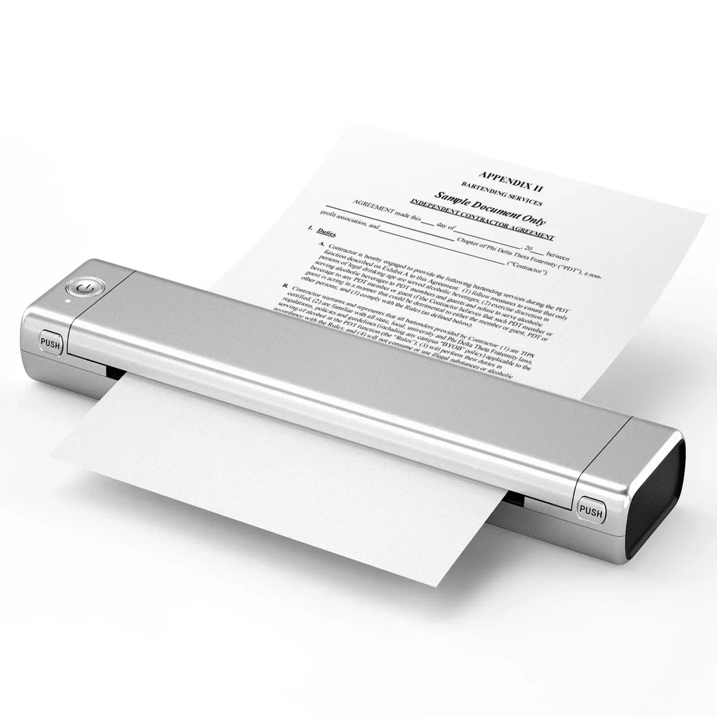 Phomemo portable A4 printer thermal printer letter size wireless bluetooth m08f letter printer for text/PDF/web printing - Uknowucme