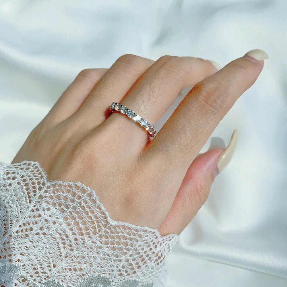 Wong Rain 100% 925 Sterling Silver Oval Heart Round Emerald Cut Lab Sapphire Gemstone Jewelry Wedding Band Row Ring Wholesale - Uknowucme