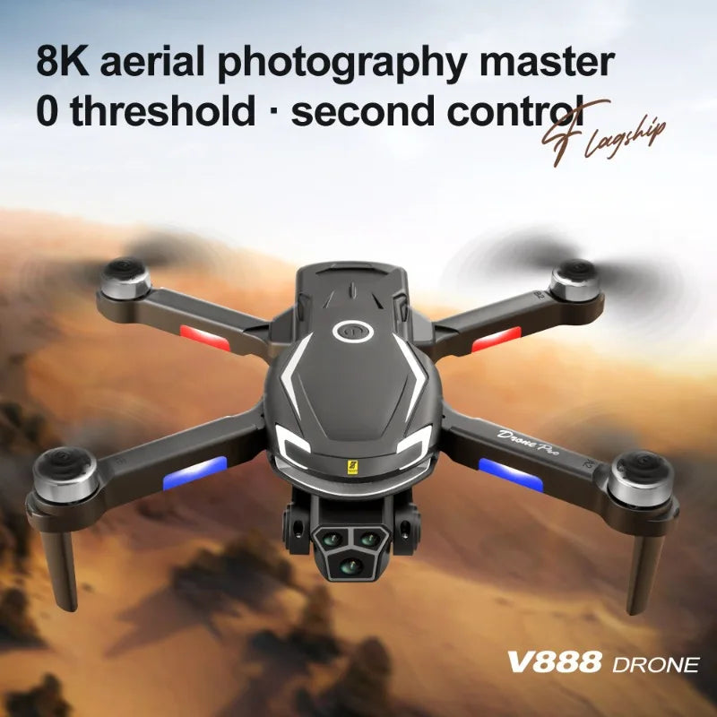 Drone Aerial Photography, High-definition Remote Control, Three Cameras, 4K Long-range Brushless Aircraft