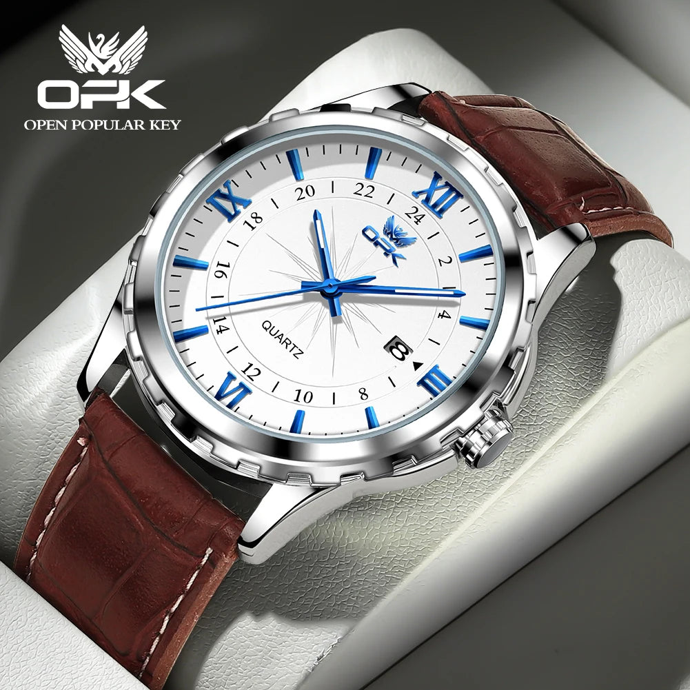 OPK Brand Men Wristwatch Waterproof Steel Belt 6003 Classic Watches sell well - Uknowucme